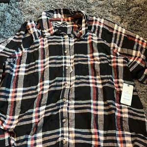 Bright colored flannel